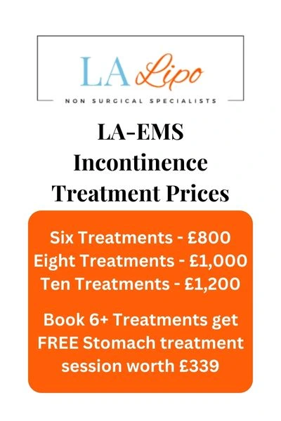 LA-EMS Incontinence Treatment Prices Cambridge