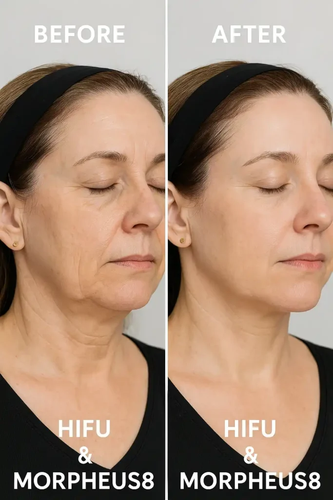 HIFU & Morpheus8 treatment results Cambridge - book in today!